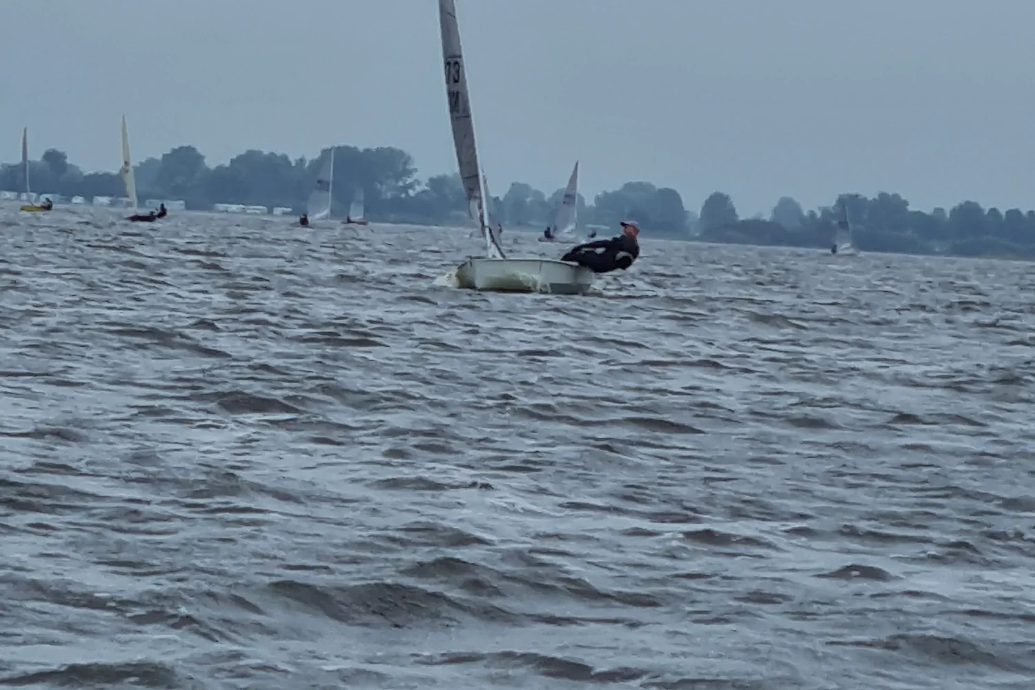 Zeilboten op het water