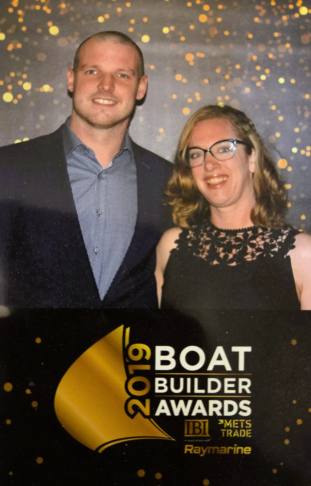 Paul en Marieke bij de Boat Builders Awards in 2019
