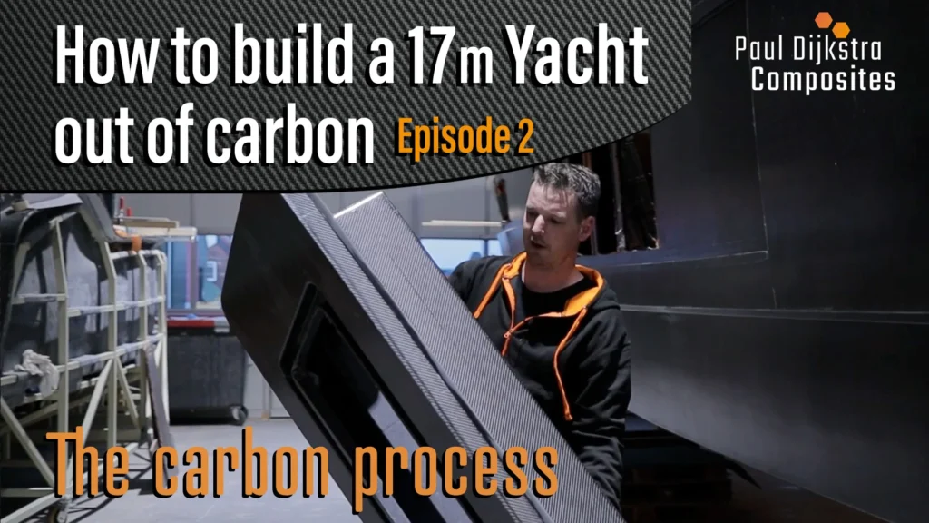 Videominiatuur over het carbonproces bij een 17 meter jacht